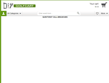 Tablet Screenshot of diygolfcart.com